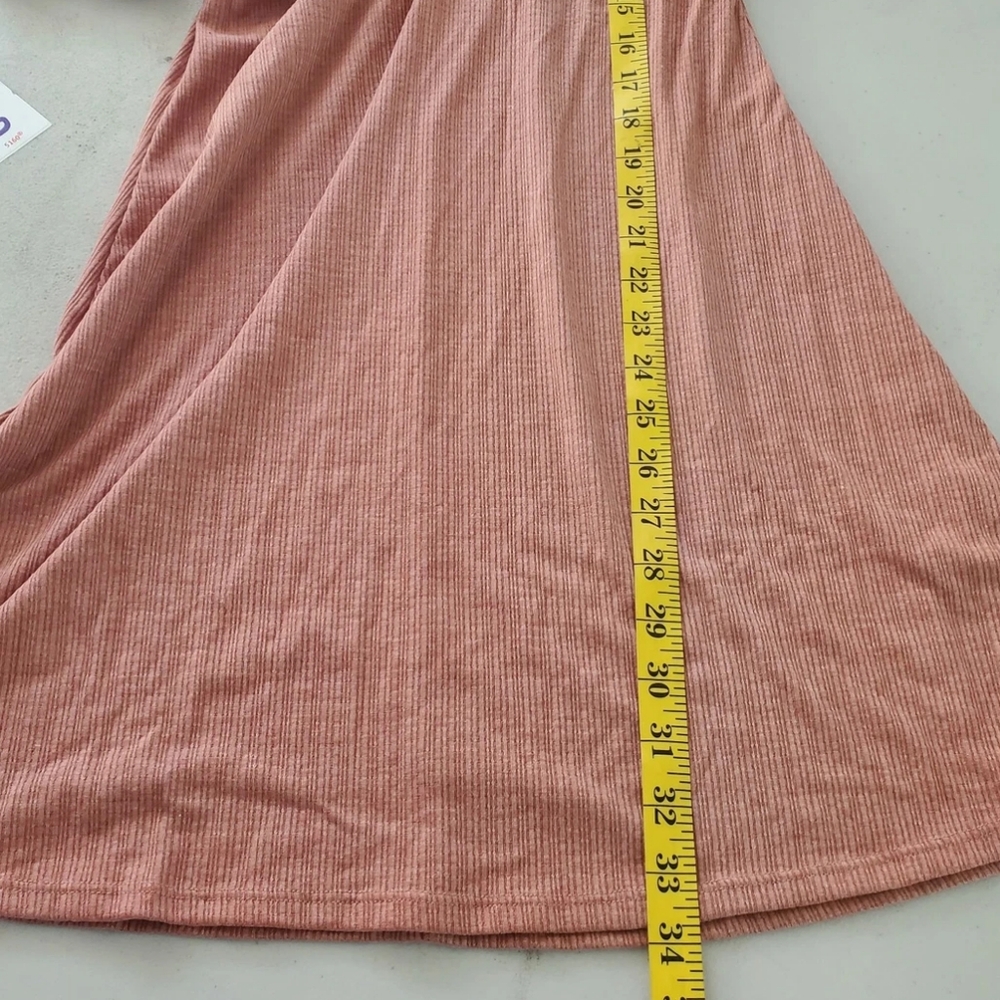 AMARYLISS Puff Sleeve Puff Rouched Dress in Rust - Picture 6 of 13